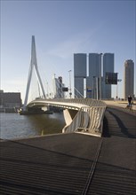 De Rotterdam building designed by architect Rem Koolhaas as a vertical city nears completion in