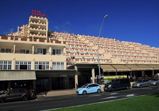 Palm Garden hotel balconies at Solana Matoral, Morro Jable, Jandia peninsula, Fuerteventura, Canary