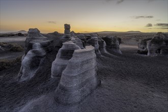 Stratified City, Ciudad estraticicada, Antigua Rofera de Teseguite, Lanzarote, Canary Islands,