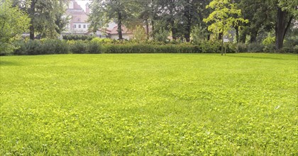 Bernardine Gardens park in the center of Vilnius, Lithuania, Europe