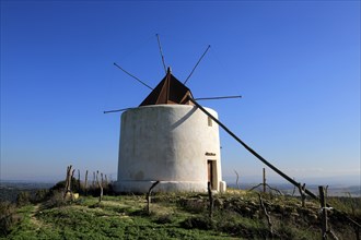 Traditional windmill, Vejer de la Frontera, Cadiz Province, Spain, Europe