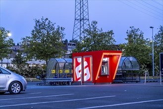 New ATM on the site of a shopping centre in Mülheim-Dümpten, free-standing, should be blast-proof,