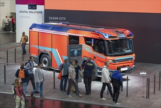 Interschutz 2022 trade fair in Hanover, the world's largest trade fair for fire, rescue and