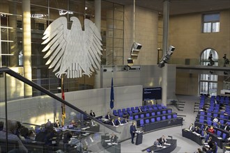 Sebastian Roloff, Member of the German Bundestag (SPD), delivers a speech in the plenary session of