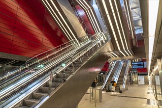 The metro, underground, light rail, in Copenhagen, 4 lines have been crossing the city since 2002,