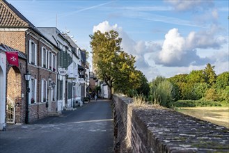 The village of Zons on the left bank of the Lower Rhine, former fortified zone, belongs to