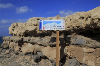 Interesting geological rock formations at Ajuy, Fuerteventura, Canary Islands, Spain, Europe