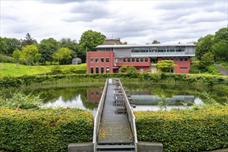 Emscher sewage treatment park, former Läppkes Mühlenbach sewage treatment plant, now a park and