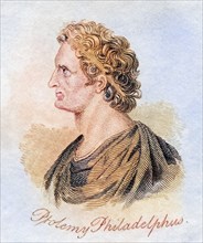 Ptolemy Philadelphus 309-246 BC King of Ptolemaic Egypt from 281-246 BC from the book Crabbs