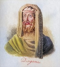 Diogenes of Sinope, d. ca. 320 BC Greek philosopher, Historical, digitally restored reproduction