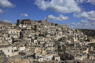 Old town, Sassi, Sassi di Matera cave settlements, UNESCO World Heritage Site, Matera, Basilicata,