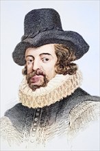 Francis Bacon 1 Viscount St Alban, 1561-1626, English jurist, statesman, essayist and philosopher,