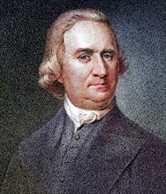 Samuel Adams, 1722 to 1803, American Statesman and Founding Father Signer of the Declaration of