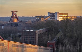 Zeche Zollverein, double trestle headframe shaft 12, coal washing plant with the Ruhr Museum,