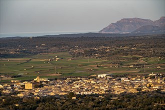 The village of Petra, in the north-east of the island, Majorca, Spain, Europe