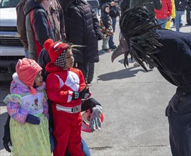 Detroit, Michigan, The Marche du Nain Rouge celebrates the coming of spring and banishes the Nain