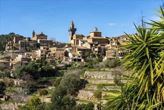 The village of Valldemossa, in the north-west of the island, Serra de Tramuntana, Majorca, Spain,