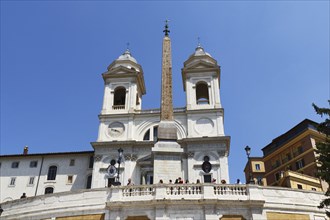 The church Santissima Trinita dei Monti, Santa Trinita dei Monti or Santissima Trinita al Monte