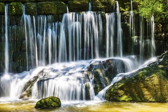 Geratser waterfall, near Rettenberg, Allgäu, Bavaria, Germany, Europe