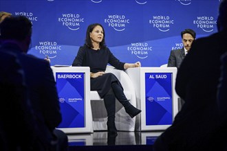 Annalena Bärbock (Alliance 90/The Greens), Federal Foreign Minister, photographed during a panel