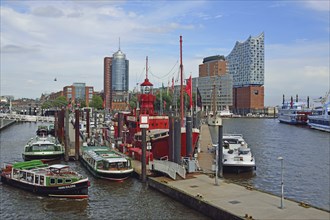 Germany, Hamburg, HafenCity, Kehrwiederspitze, Elbphilharmonie, Europe