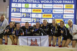 Fistball (woman) : TSV Dennach against TV Jahn Schneverdingen (IFA 2024 Fistball World Tour Finals