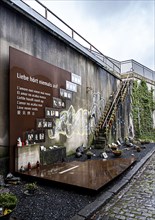 Memorial to the victims of the Love Parade disaster on 24 June 2010, in which 21 people died and