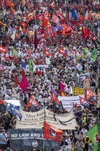 Demonstration against the planned assembly law in North Rhine-Westphalia, in Düsseldorf, various