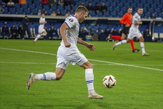 Football UEFA Europa League, 2024/25 season, matchday 2: TSG Hoffenheim v Dynamo Kiev. On the ball: