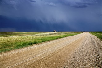 Prairie Storm Clouds in Saskatchewan Canada Rural