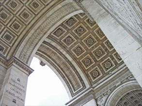 Arc de Triomphe in Paris, France, Europe