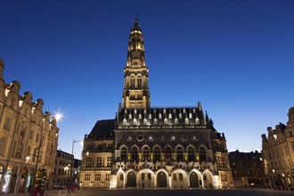 Town hall, Place des Héros, Arras, Pas de Calais Department, Nord-Pas de Calais Picardie region,