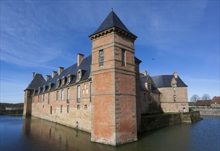 Carrouges castle, Carrouges, Normandy, France, Europe