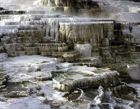 Minerva Terrace in Wyoming