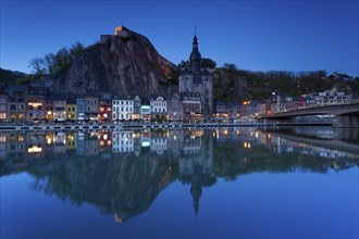 Village of Dinant, Namur, Wallonia, Belgium, Europe