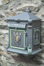 Mailbox of an older type in Cochem, Rhineland-Palatinate, Germany, Europe