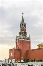 View in Kremlin Castle in Moscow, Russia, Europe