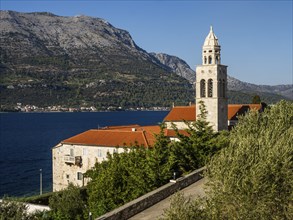 Church and monastery of Sveti Nikola, Korcula, Dalmatia, Croatia, Europe