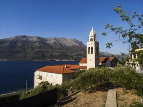 Church and monastery of Sveti Nikola, Korcula, Dalmatia, Croatia, Europe