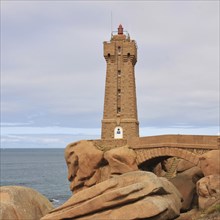 Men Ruz, old lighthouse, Brittany