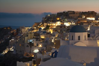 Village of Oia, Santorini Cyclades islands, Greece, Europe