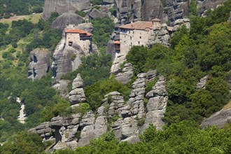 Monasterys in Meteora, UNESCO World Heritage Site, Thessaly, Greece, Europe