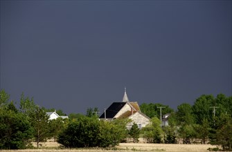 Prairie Storm Clouds in Saskatchewan Canada Rural