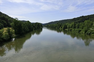 View of the Main-Danube Canal near Essing in Bavaria