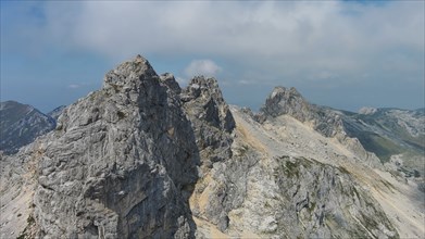 Aerial view on mountains in the park Durmitor, Montenegro, Europe