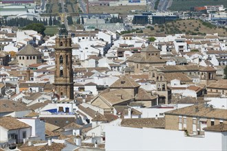 Roofs in Antequera, Malaga, Andalusie, Spain, Europe