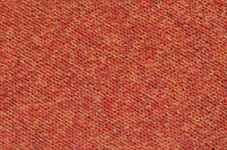 Abstract Background Texture Of Knitted Orange Wool Fabric