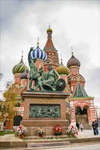 St. Basil Cathedral on the Red Square in Moscow, Russia, Europe