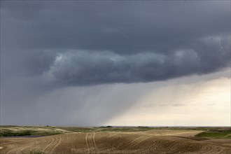 Prairie Storm Clouds in Saskatchewan Canada Rural