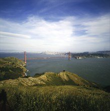 San Francisco with Golden Gate Bridge